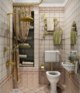 Интерьер ванной в Классическом стиле автор Елена Сапко (Москва) В интерьере использован сантехника